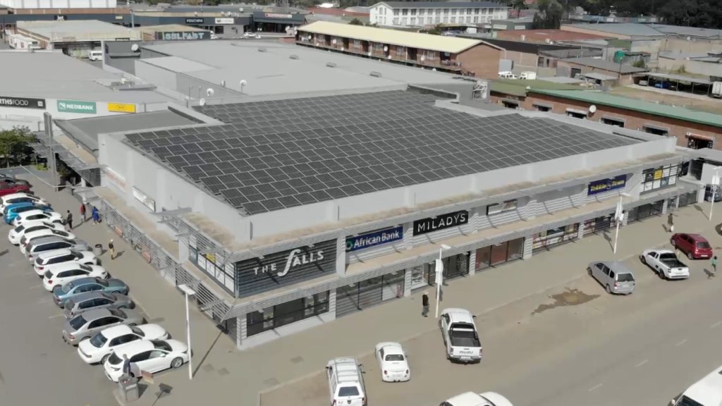 sunbird-solar-falls-centre-193kw-Grid-Tied-&-Generator-Integrated-Solar-System