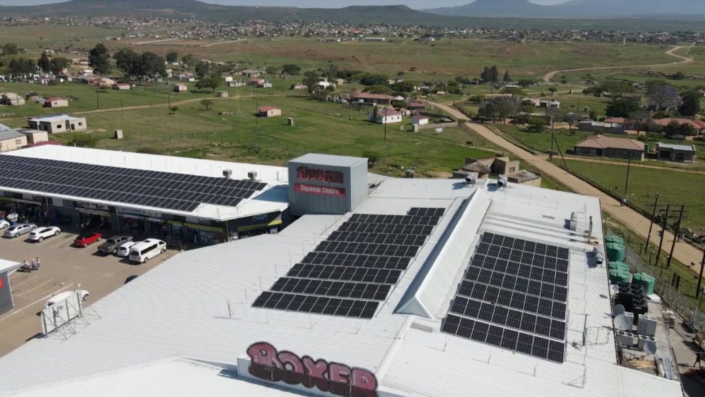 sunbird-solar-uitval-shopping-centre-191kw-Integrated-Solar-System-With-Generator