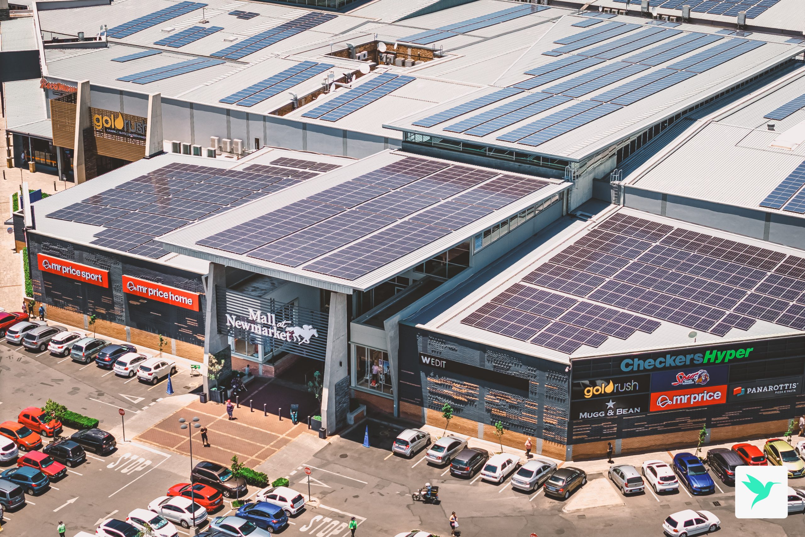 sunbird solar mall new market mall alberton solar installation 25