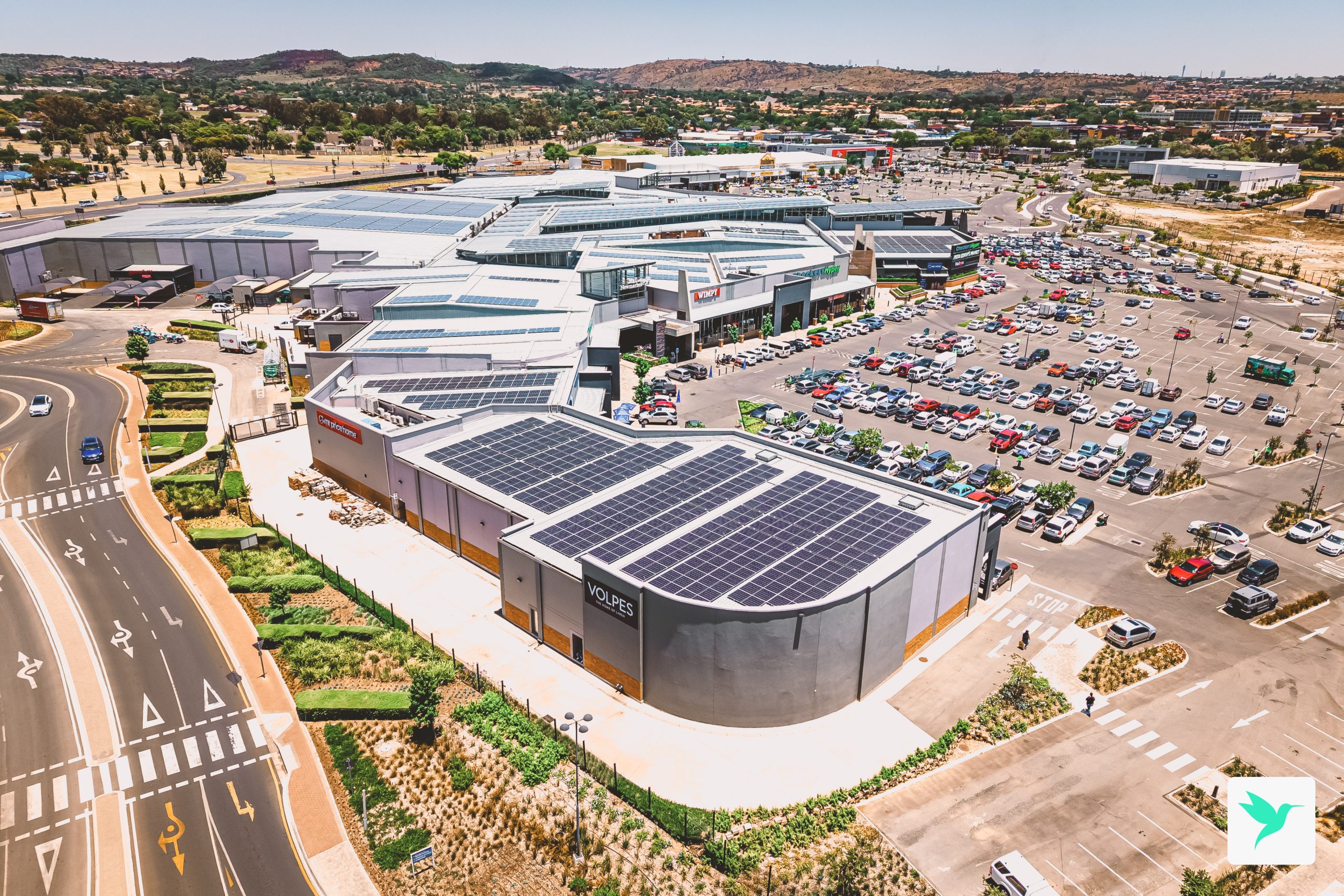 sunbird solar mall new market mall alberton solar installation 23